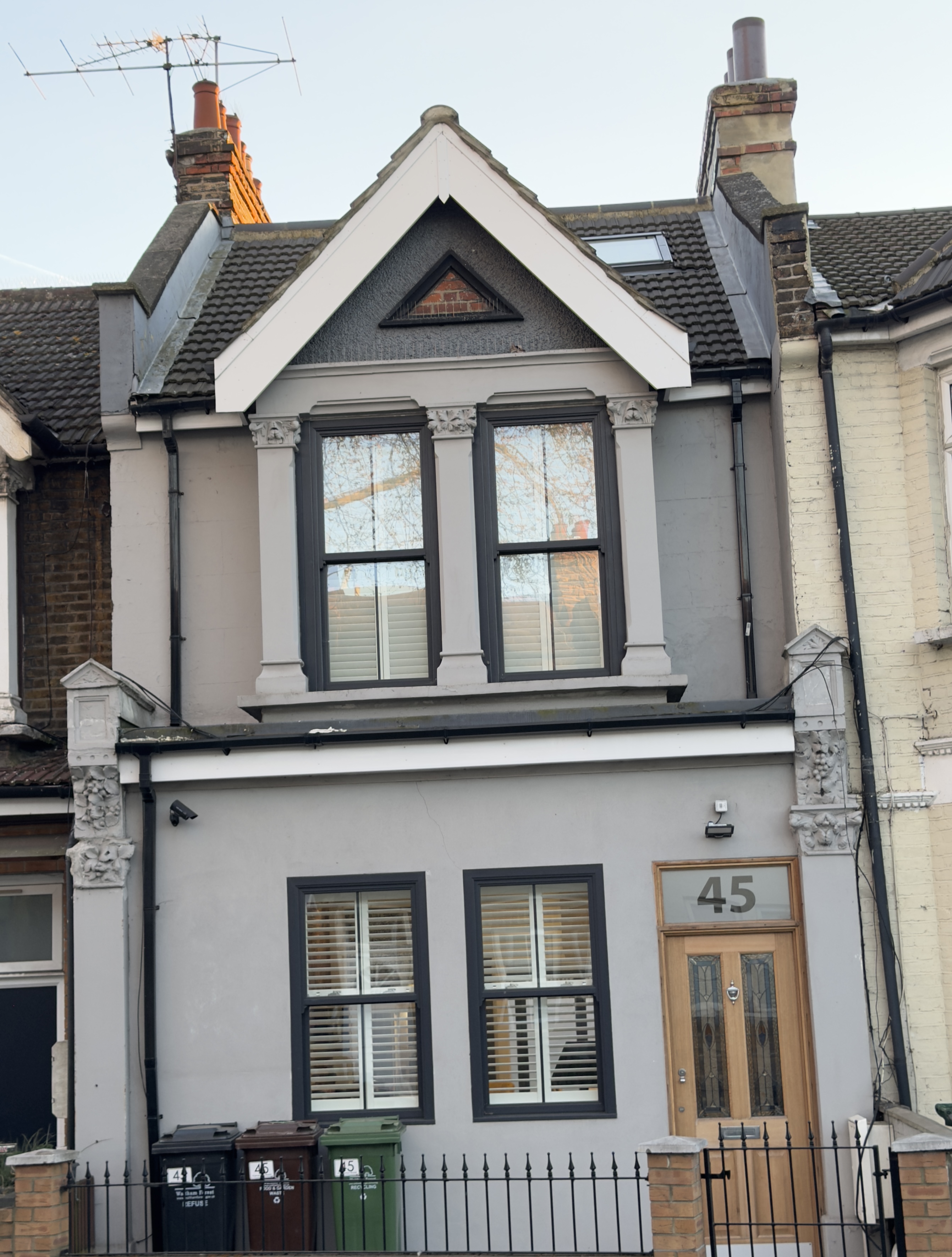 Completed Redwood property frontage after refined renovation