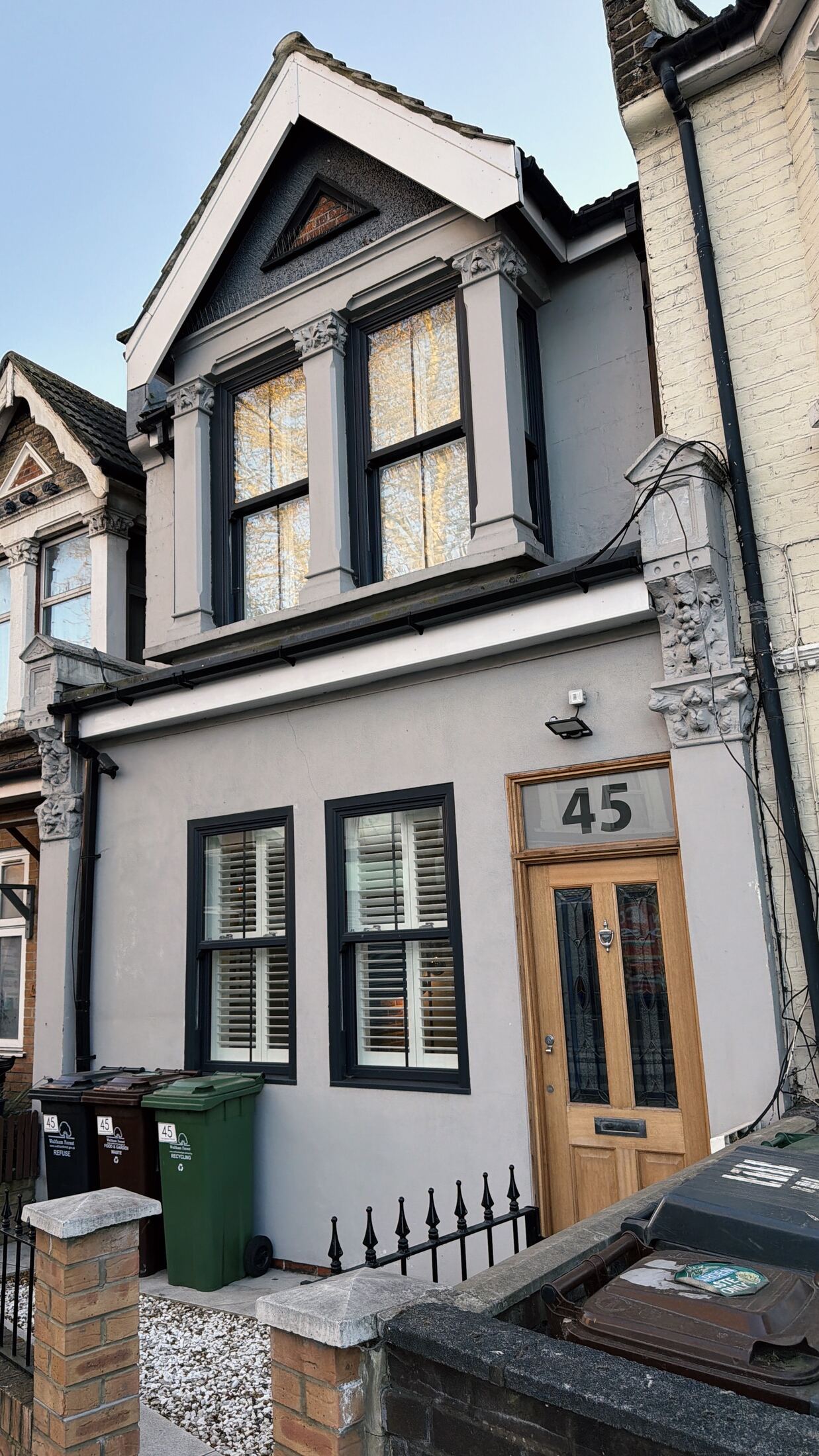 After side elevation renovation by Redwood