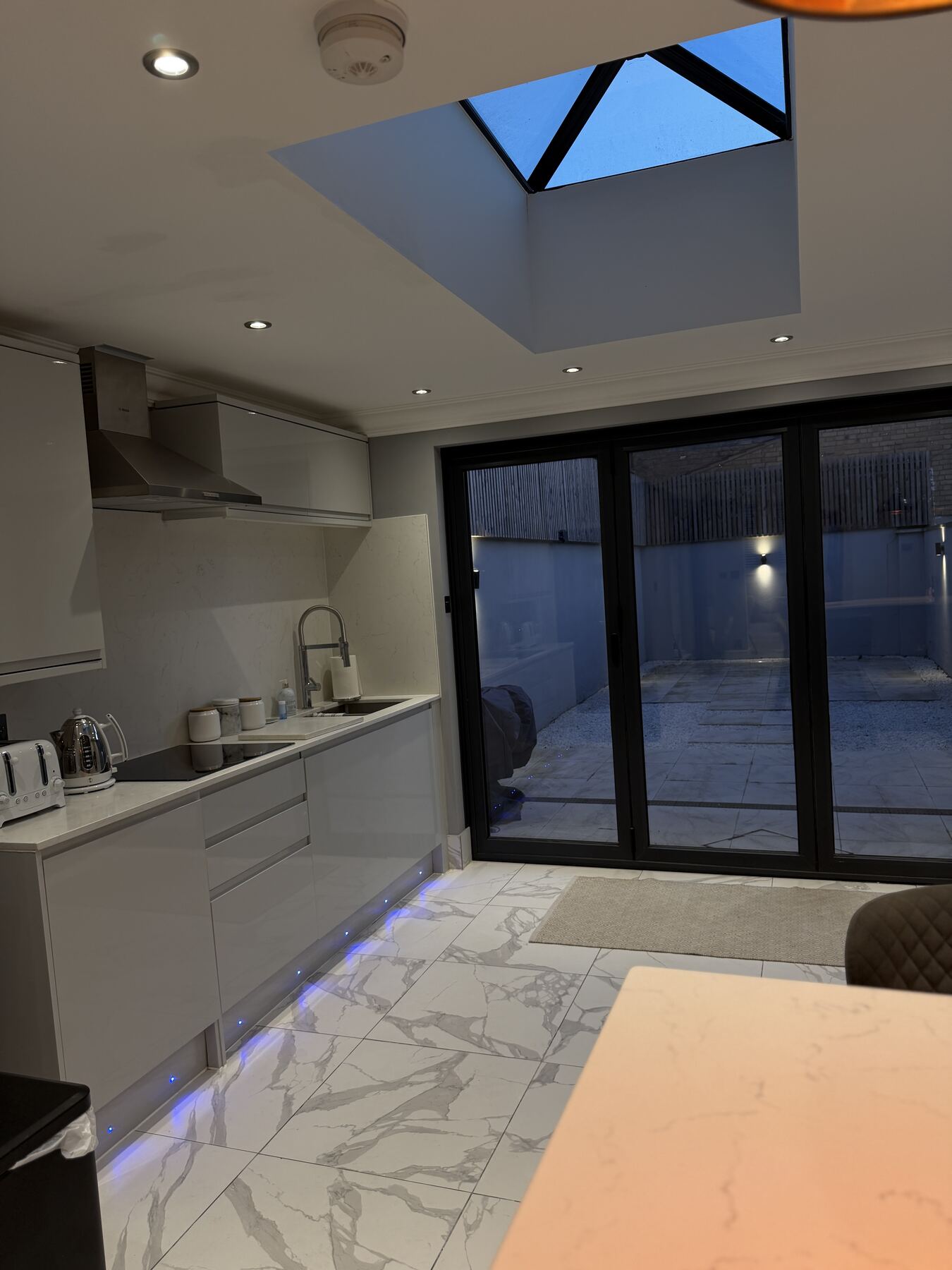 Detailed kitchen cabinetry and stone finish