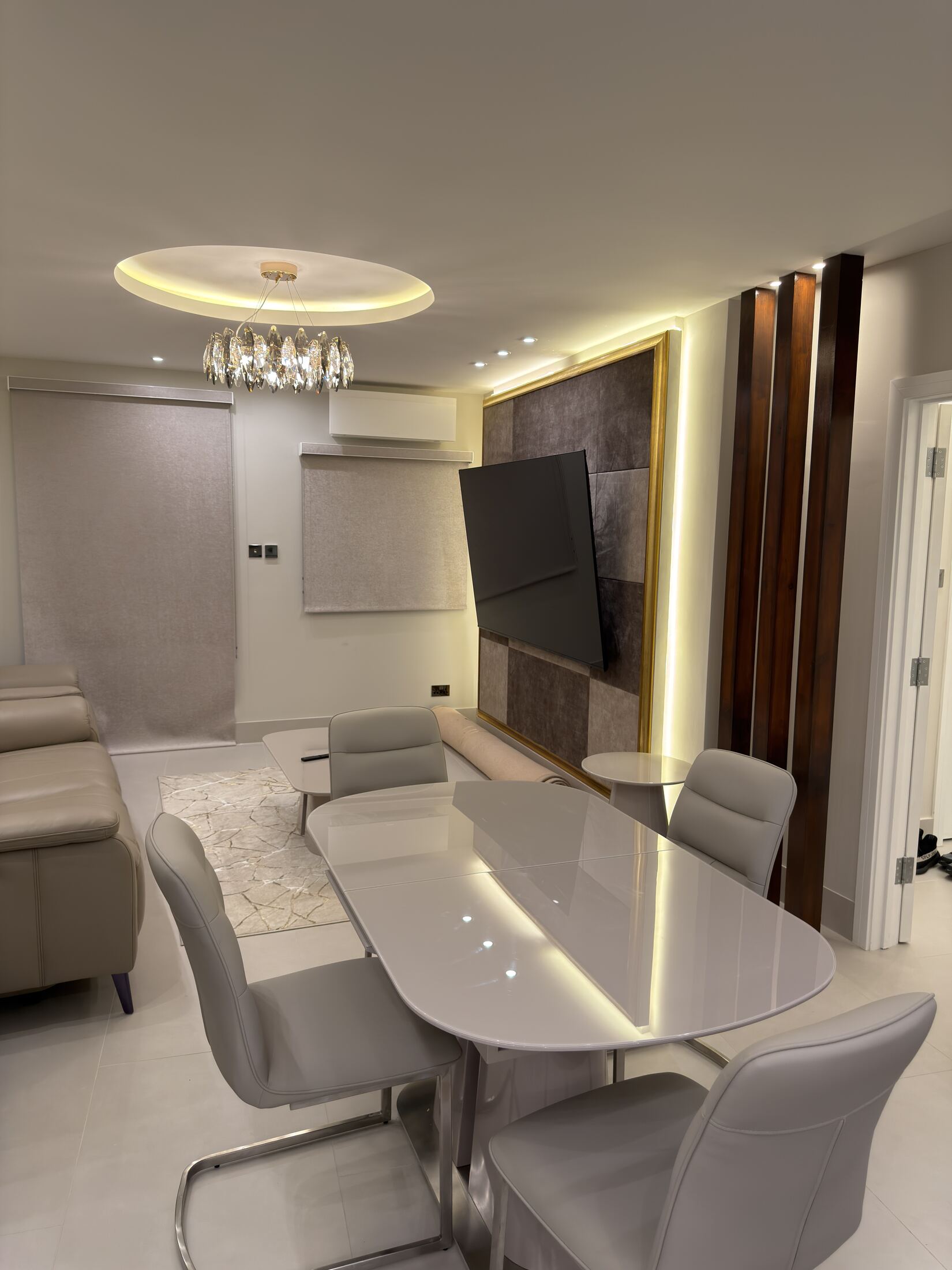 Luxury living space delivered by Redwood
